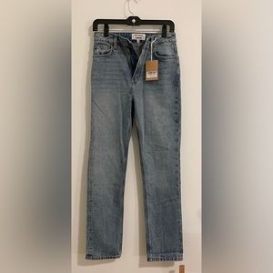 Reformation Liza Ultra High Rise Slim Straight Jeans - MALTA - Brand New NWT